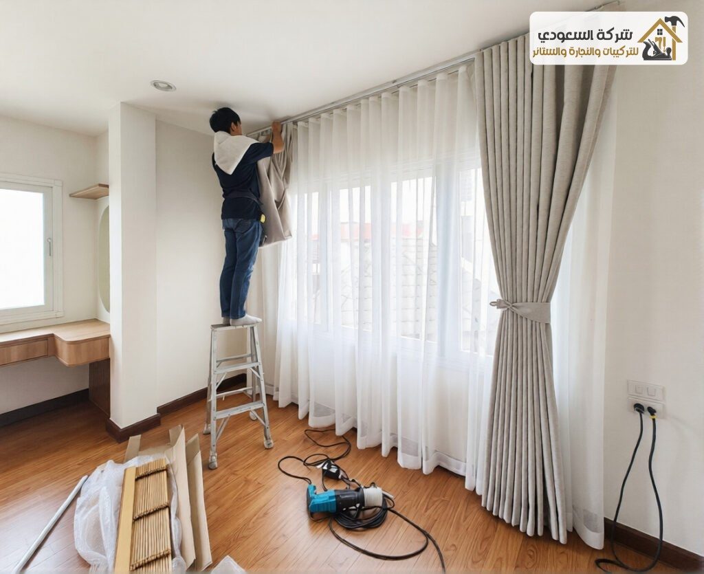 فني تركيب ستائر بحي الياسمين بالرياض | السعودي للتركيبات بالرياض